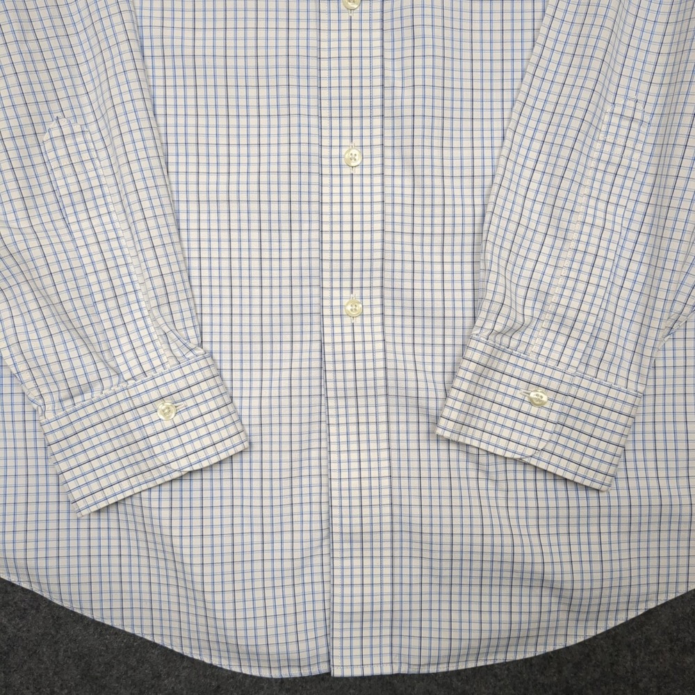Brooks Brothers Regent Fit Men's Dress Shirt Size 16-33 Blue Plaid Non‎ Iron - Picture 3 of 9